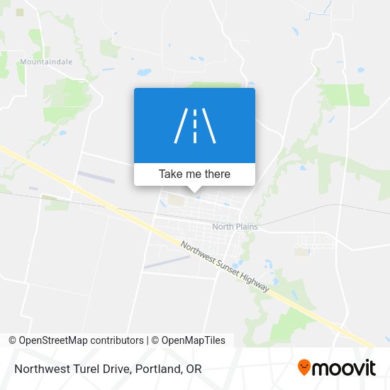 Mapa de Northwest Turel Drive
