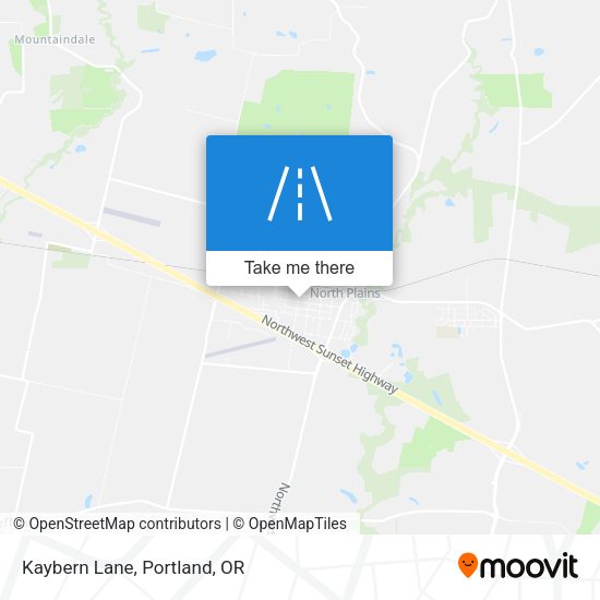 Mapa de Kaybern Lane