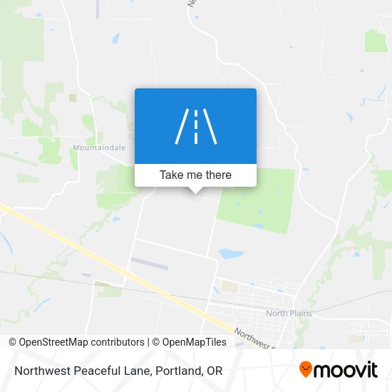 Mapa de Northwest Peaceful Lane