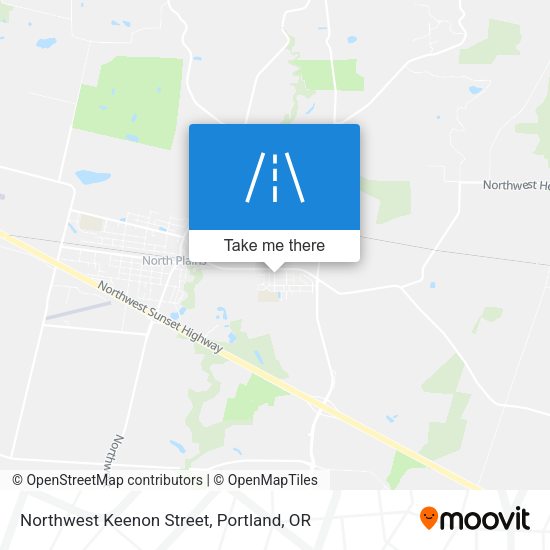 Northwest Keenon Street map