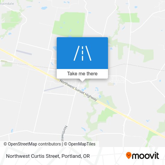Mapa de Northwest Curtis Street