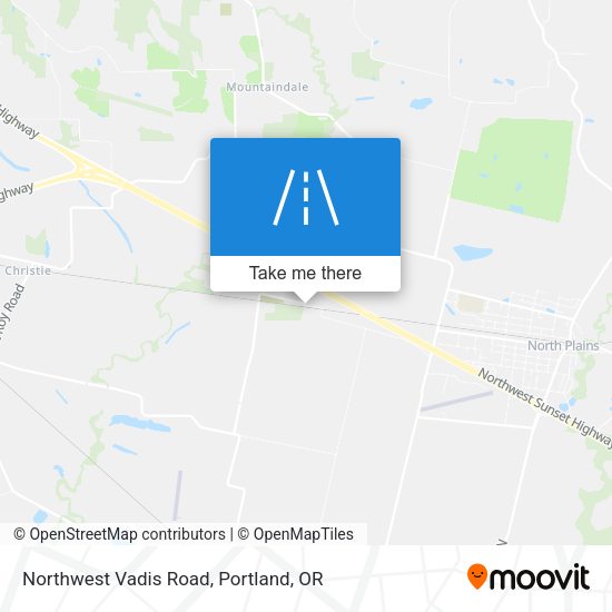 Northwest Vadis Road map