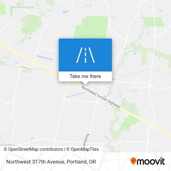 Northwest 317th Avenue map