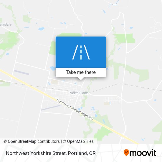 Northwest Yorkshire Street map