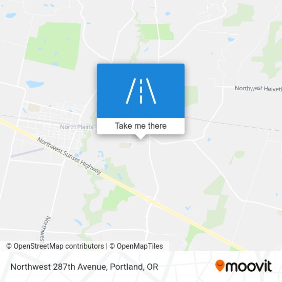Mapa de Northwest 287th Avenue