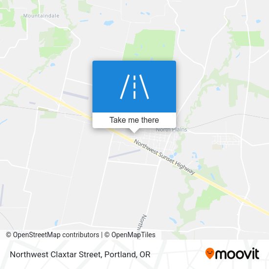 Northwest Claxtar Street map