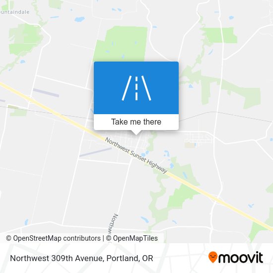 Northwest 309th Avenue map