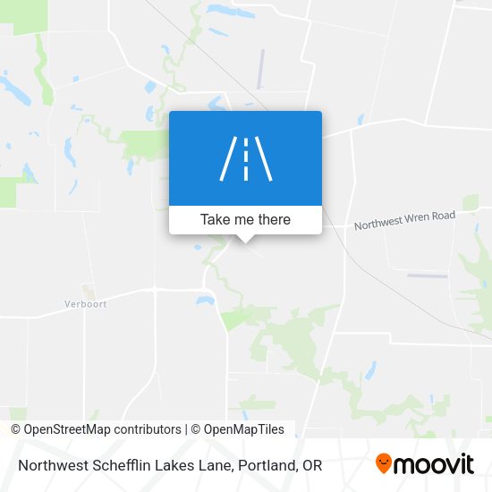 Northwest Schefflin Lakes Lane map