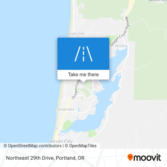 Northeast 29th Drive map