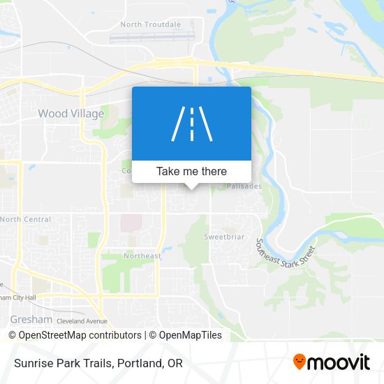 Sunrise Park Trails map