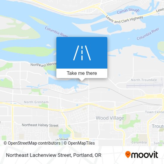 Northeast Lachenview Street map