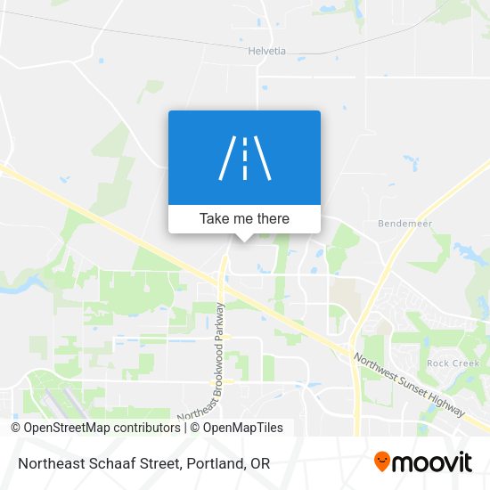Mapa de Northeast Schaaf Street