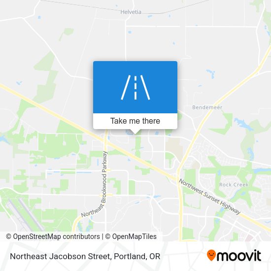 Mapa de Northeast Jacobson Street