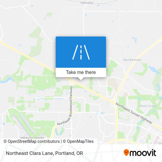 Mapa de Northeast Clara Lane