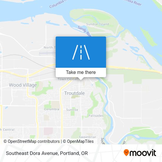 Southeast Dora Avenue map