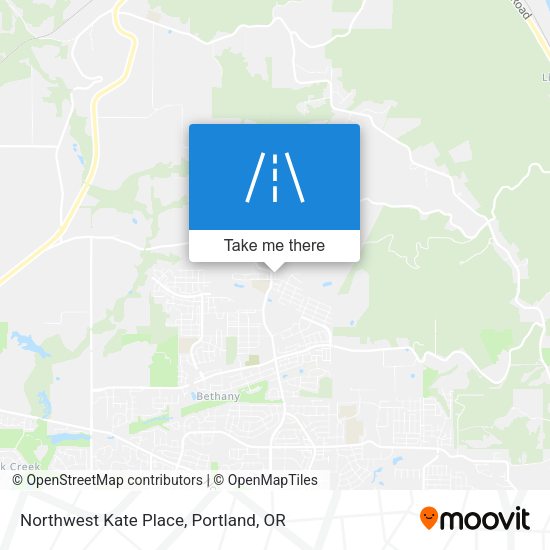 Mapa de Northwest Kate Place