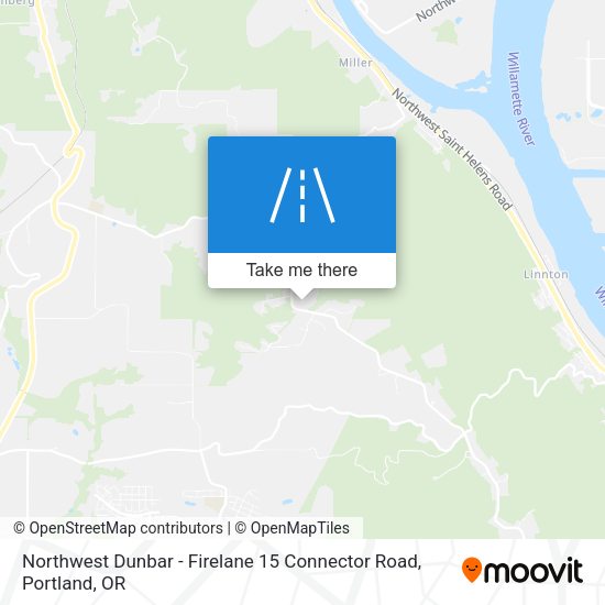 Northwest Dunbar - Firelane 15 Connector Road map