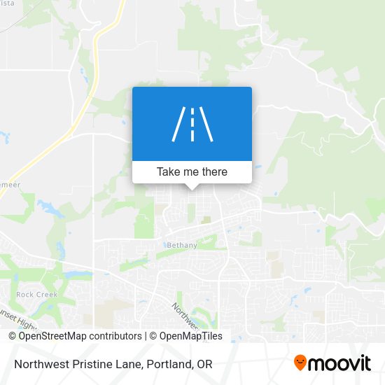 Mapa de Northwest Pristine Lane