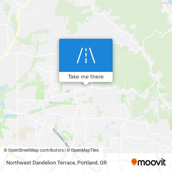 Northwest Dandelion Terrace map