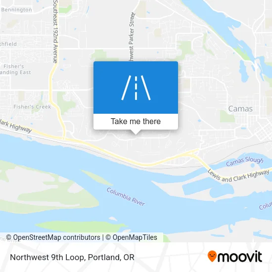 Northwest 9th Loop map