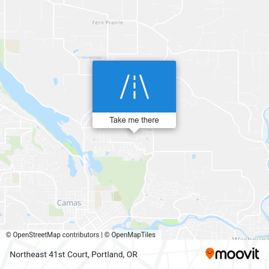 Northeast 41st Court map