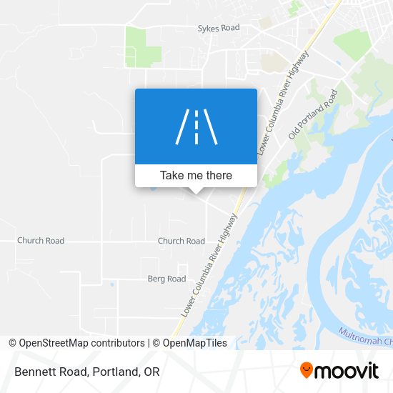 Mapa de Bennett Road