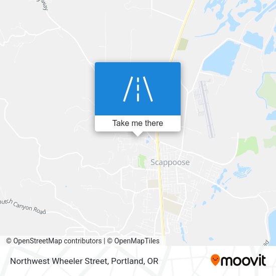 Mapa de Northwest Wheeler Street