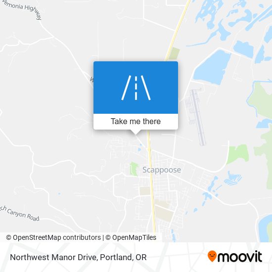 Mapa de Northwest Manor Drive