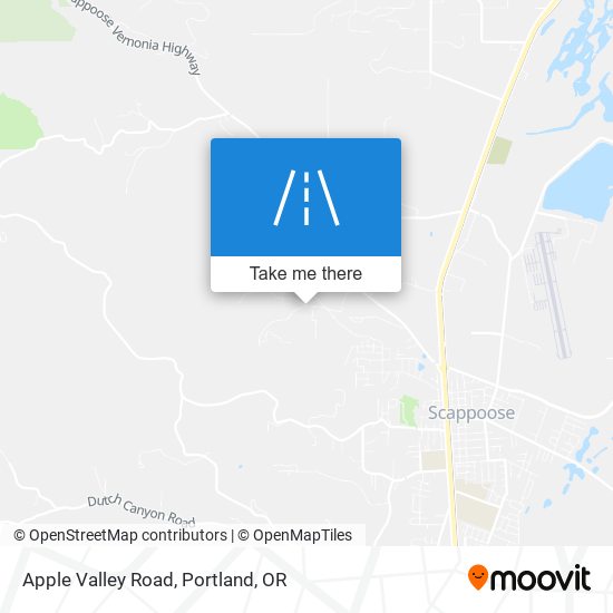 Apple Valley Road map