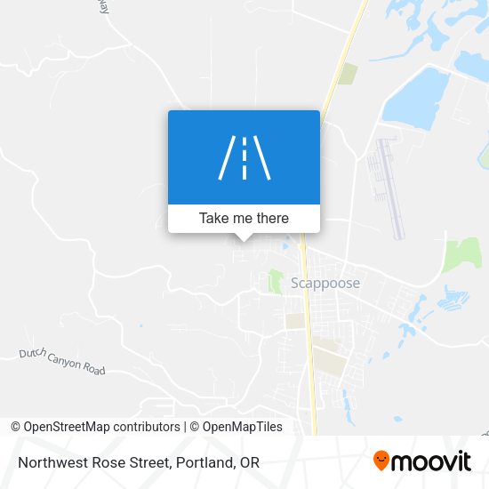 Mapa de Northwest Rose Street