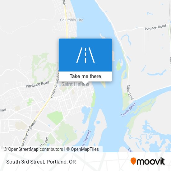 Mapa de South 3rd Street