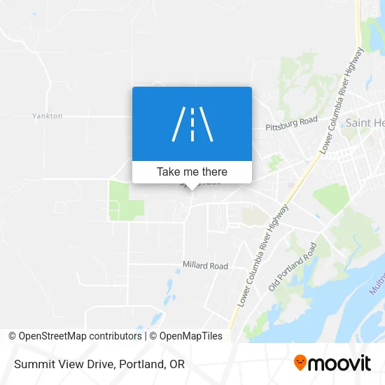Summit View Drive map