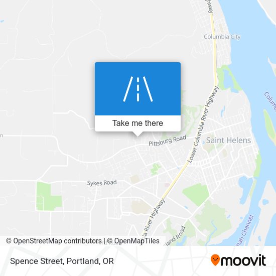 Mapa de Spence Street