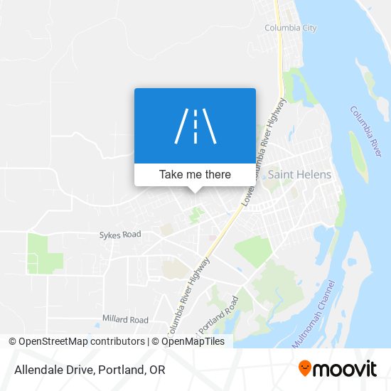 Allendale Drive map