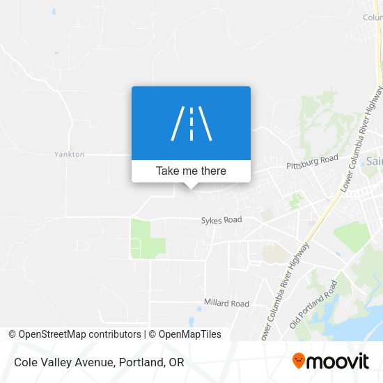 Mapa de Cole Valley Avenue