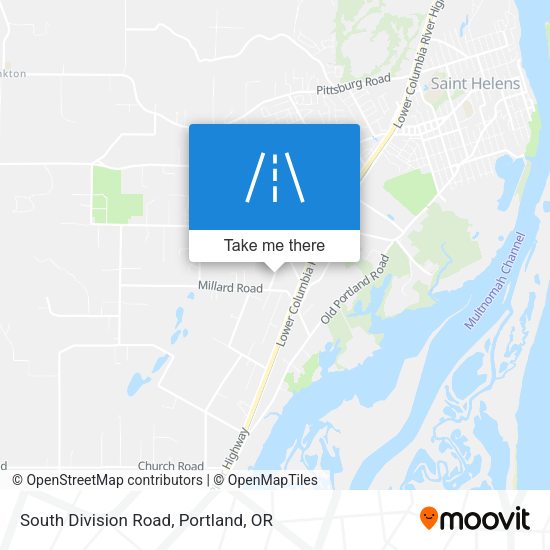 South Division Road map