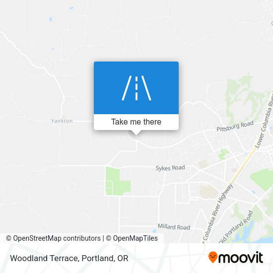Mapa de Woodland Terrace