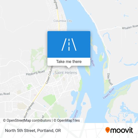 Mapa de North 5th Street