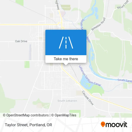 Taylor Street map