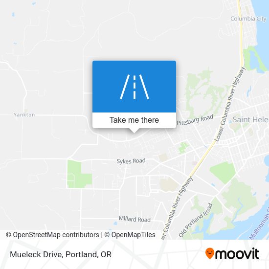 Mapa de Mueleck Drive