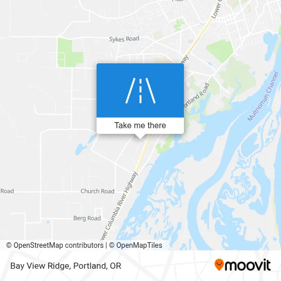 Bay View Ridge map
