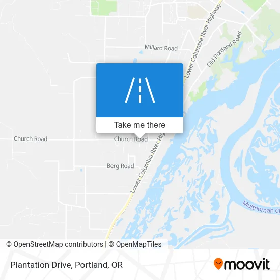 Plantation Drive map