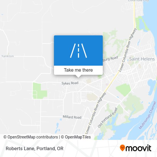 Mapa de Roberts Lane