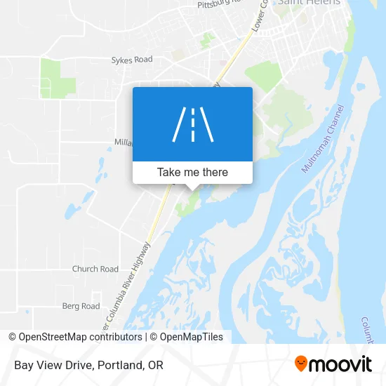 Bay View Drive map