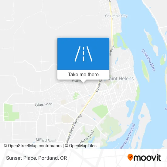 Sunset Place map