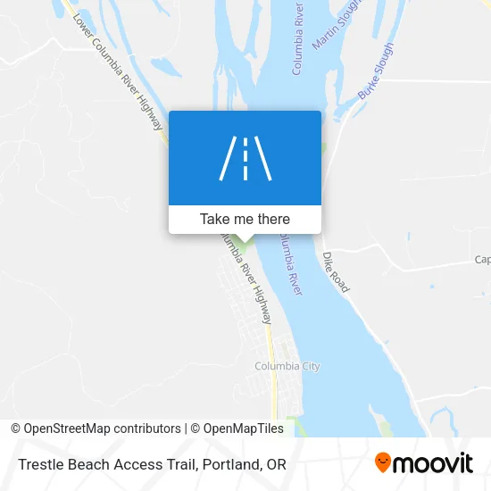 Trestle Beach Access Trail map