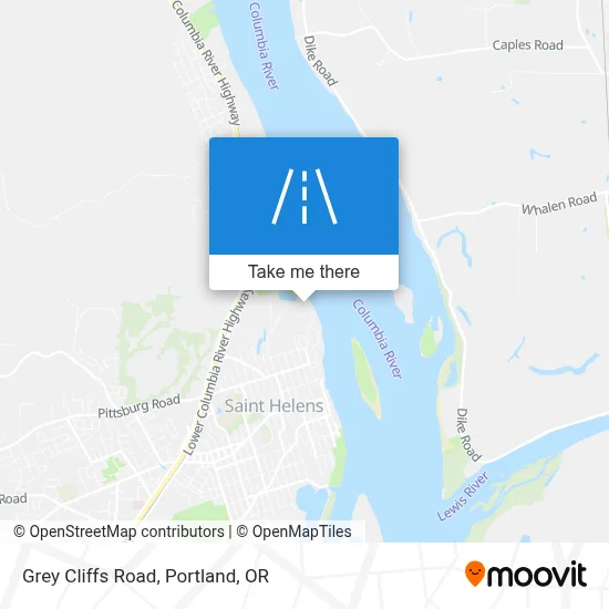 Grey Cliffs Road map