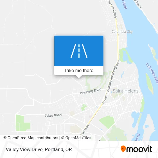 Valley View Drive map