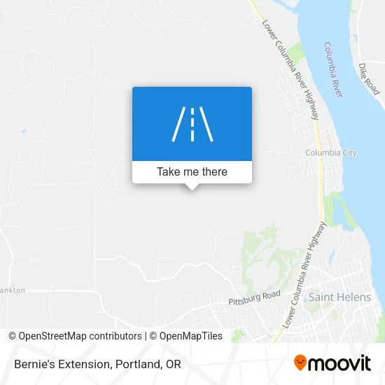 Bernie's Extension map