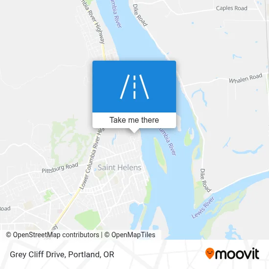 Grey Cliff Drive map